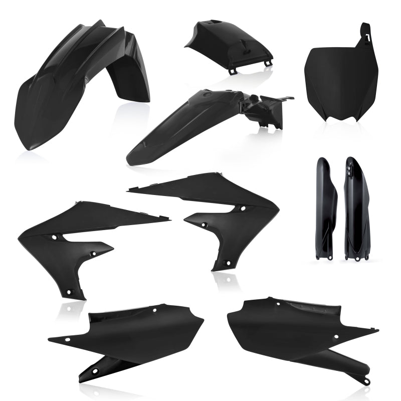 Acerbis 18-23 Yamaha YZ250F/YZ250FX/YZ450F/YZ450FX (Includes Tank Cover) Full Plastic Kit - Black - Mo-Moto