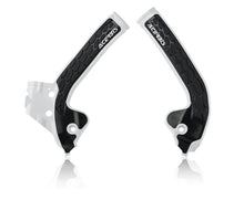Load image into Gallery viewer, Acerbis 18+ KTM SX 85/ Husqvarna TC85/ 21+ GasGas MC85 Frame Guards- X-Grip - White/Black - Mo-Moto