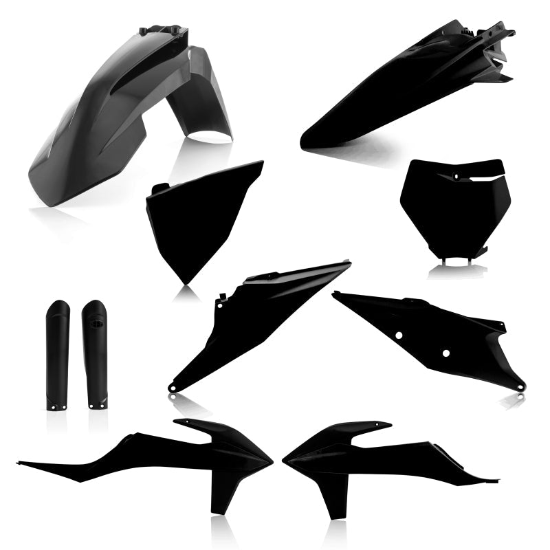 Acerbis 19-22 KTM 125-450 SX/ SX-F/ XC-F/ XC/ XC-tpi Full Plastic Kit - Black - Mo-Moto