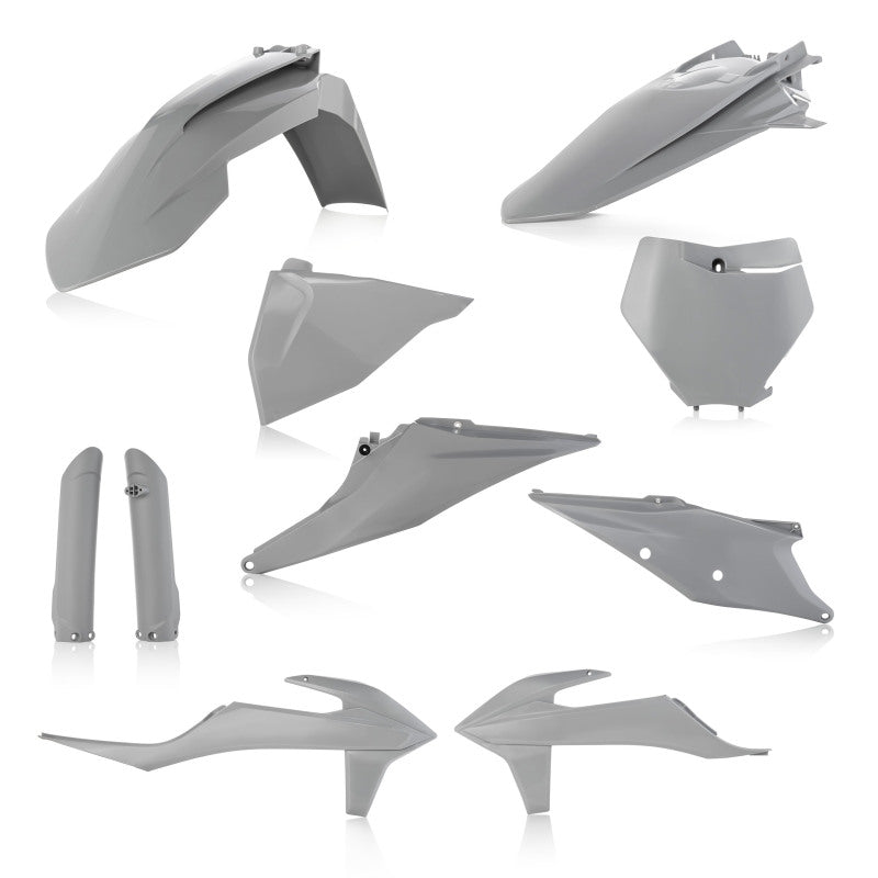 Acerbis 19-22 KTM 125-450 SX/ SX-F/ XC-F/ XC/ XC-tpi Full Plastic Kit - Gray - Mo-Moto