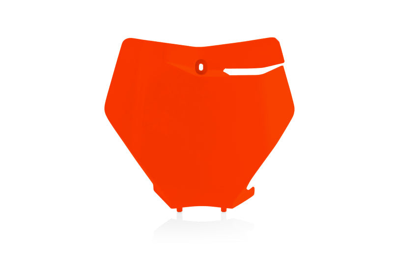 Acerbis 19-22 KTM 125-450 XC/ SX/ SX-F/ XC-F/ XC-tpi Front Number Plate - 16 Orange - Mo-Moto