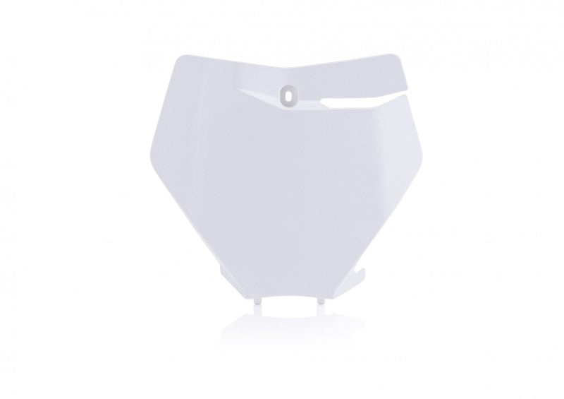 Acerbis 19-22 KTM 125-450 XC/ SX/ SX-F/ XC-F/ XC-tpi Front Number Plate - 20 White - Mo-Moto
