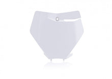 Load image into Gallery viewer, Acerbis 19-22 KTM 125-450 XC/ SX/ SX-F/ XC-F/ XC-tpi Front Number Plate - 20 White - Mo-Moto