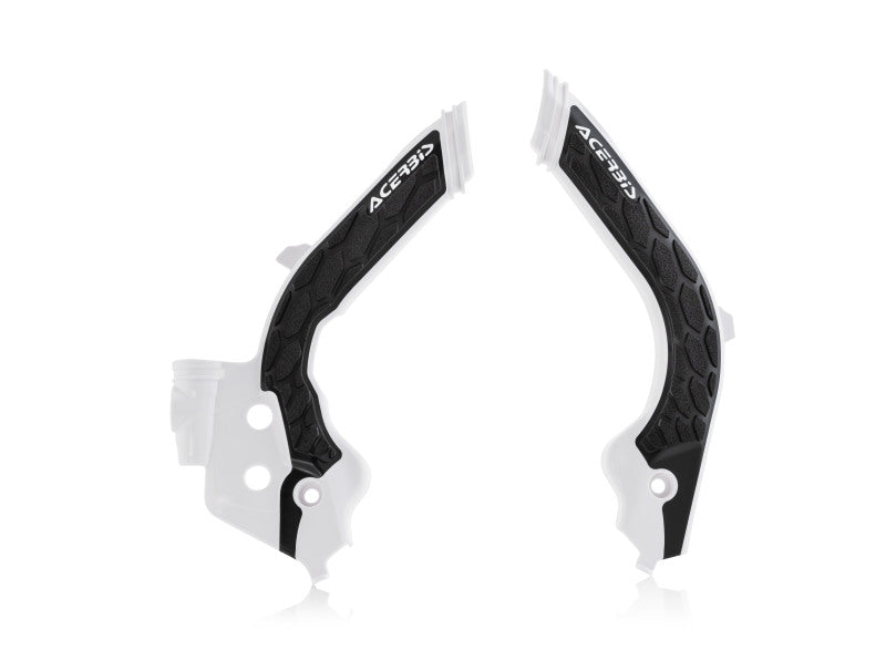 Acerbis 19-22 KTM 125-501 TC/FC/FX/FE/S/TE/TX/ 21-23 GasGas Frame Guards- X-Grip - White/Black - Mo-Moto