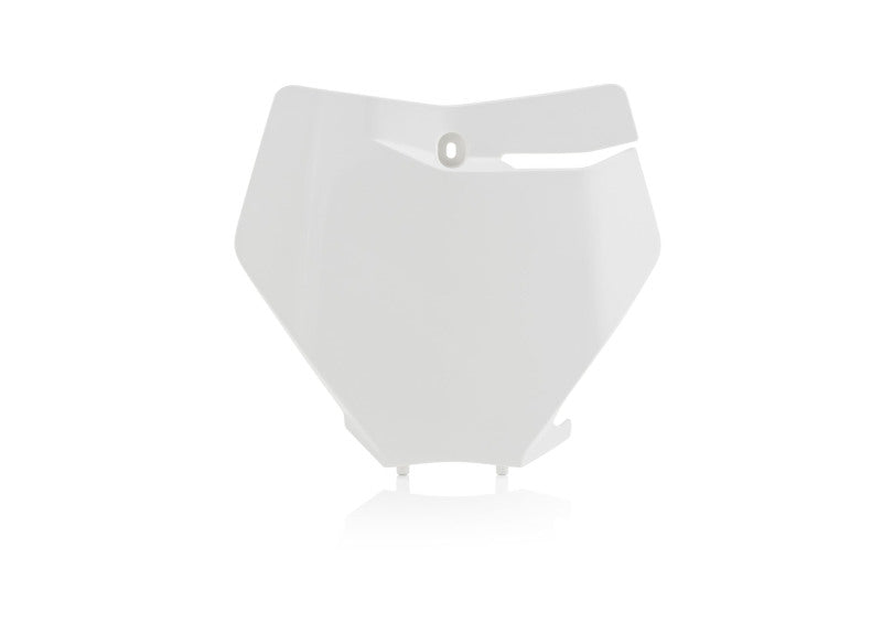 Acerbis 19-22 KTM XC250/300/SX125-250/SX-F/XC-F 250-450/XC250tpi/300tpi Front Number Plate - White - Mo-Moto