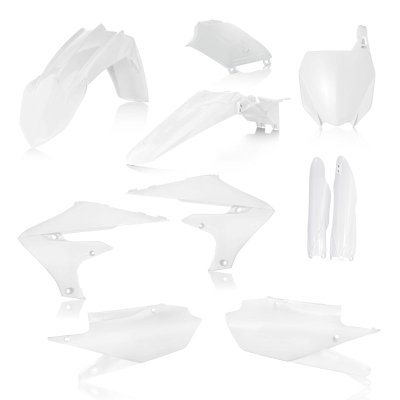 Acerbis 19-23 Yamaha YZ250F/YZ450FX/ 21-23 YZ250FX/ 18-22 YZ450F Full Plastic Kit - White - Mo-Moto