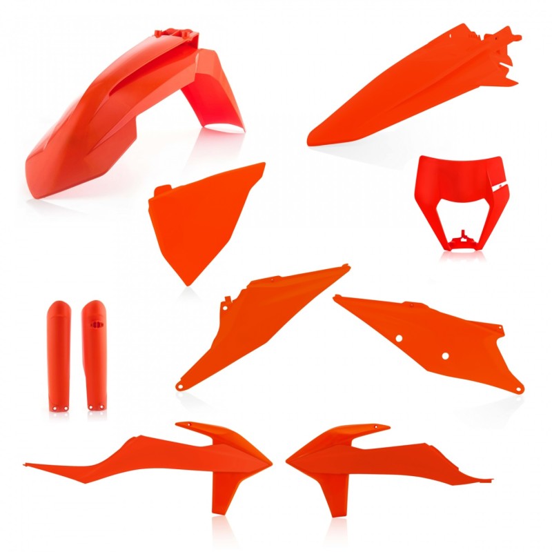 Acerbis 20-23 KTM 150-500 XCF-W/ XC-W-tpi/ EXC-tpi/ EXC-F Full Plastic Kit - 16 Orange - Mo-Moto