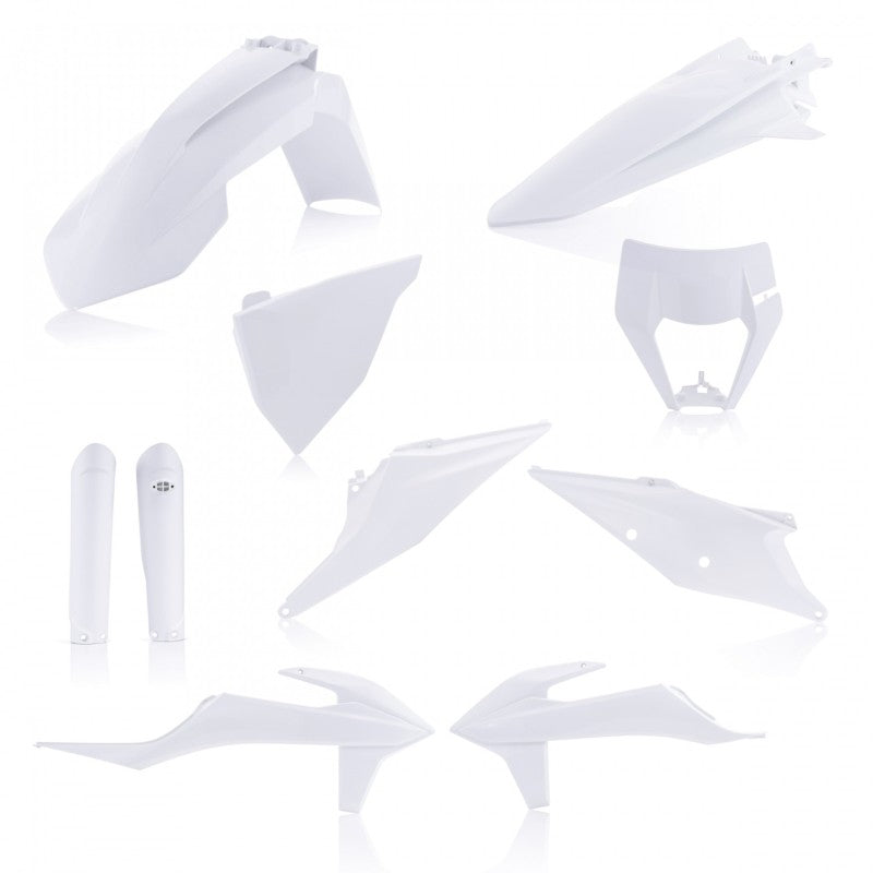 Acerbis 20-23 KTM 150-500 XCF-W/ XC-W-tpi/ EXC-tpi/ EXC-F Full Plastic Kit - 20 White - Mo-Moto