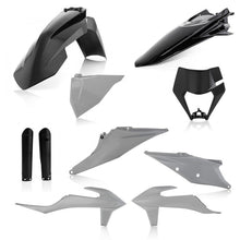 Load image into Gallery viewer, Acerbis 20-23 KTM 150-500 XCF-W/ XC-W-tpi/ EXC-tpi/ EXC-F Full Plastic Kit - Gray/Black - Mo-Moto