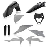 Acerbis 20-23 KTM 150-500 XCF-W/ XC-W-tpi/ EXC-tpi/ EXC-F Full Plastic Kit - Gray/Black