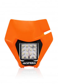 Acerbis 20-23 KTM EXC-F350/500/ XC-W150-300tpi/ XCF-W350/500 Headlight- VSL - 16 Orange - Mo-Moto