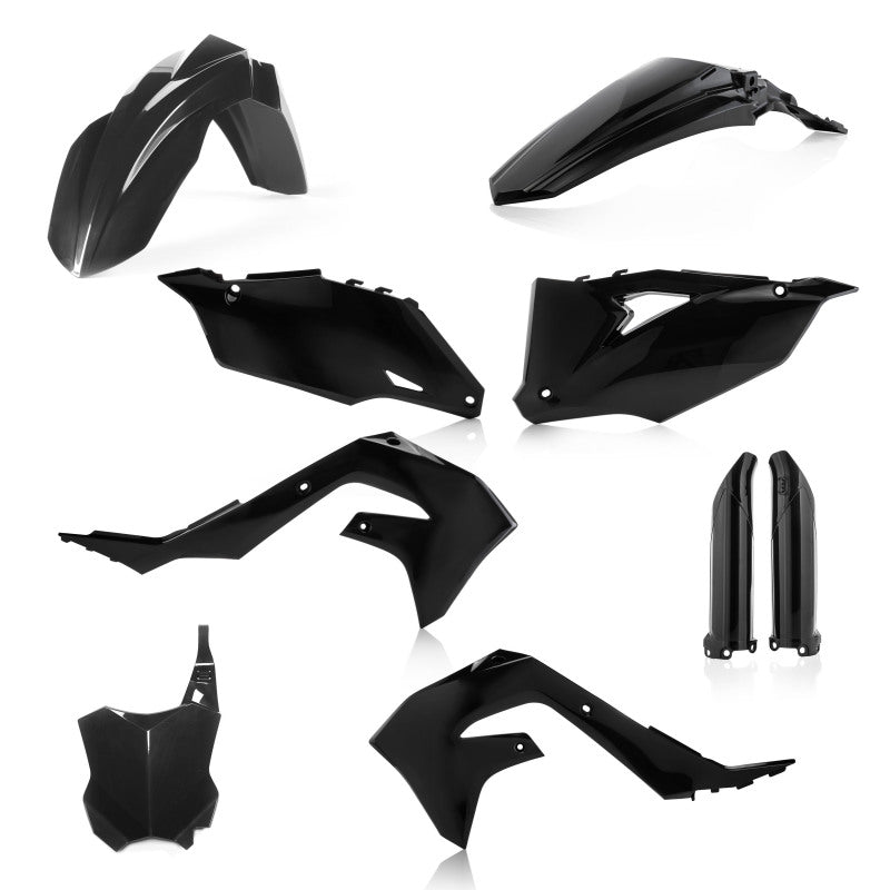 Acerbis 21+ Kawasaki KX250 KX250X/19-23 KX450 Full Plastic Kit - Black - Mo-Moto