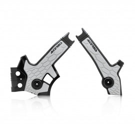 Acerbis 96+ Suzuki DR650 Frame Guards- X-Grip - Black/Gray - Mo-Moto