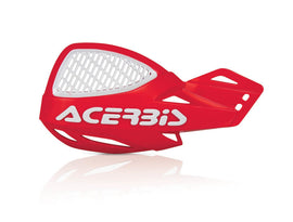 Acerbis Vented Uniko Handguard - Red/White - Mo-Moto