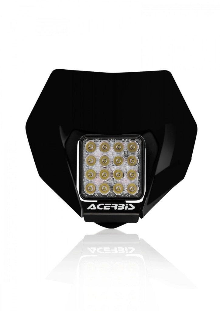 Acerbis VSL Universal Headlight - Black - Mo-Moto