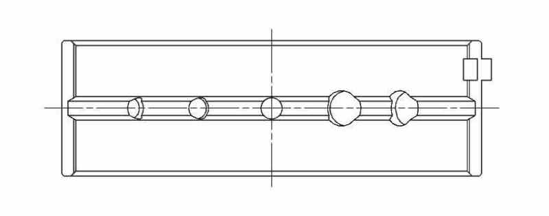 ACL Nissan SR20DE/DET GTiR Standard Size High Performance Main Bearing Set - 5 oil holes in upper - Mo-Moto