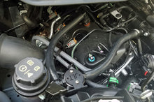Load image into Gallery viewer, J&amp;L 15-25 Ford Transit 150/250/350 3.5L EcoBoost Passenger Side Oil Separator 3.0 - Black Anodiz