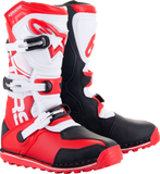 Tech T Boots Bright Red/Black/White Sz 7