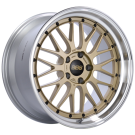 BBS LM 20x10 5x112 ET22 Gold Wheel - 82mm PFS/Clip Required