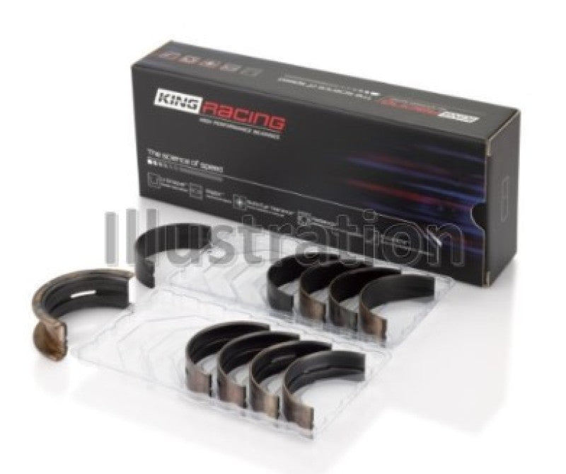 King 07-09 Mazdaspeed 3 L3-VDT MZR DISI (t) Duratec High Performance Main Bearing Set - Size +0.25mm