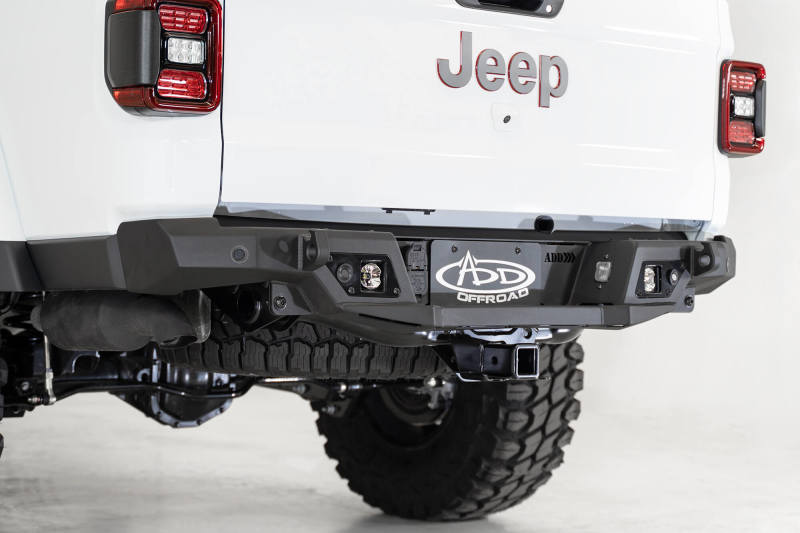 Addictive Desert Designs 2020 Jeep Gladiator JT Stealth Fighter Rear Bumper - Mo-Moto