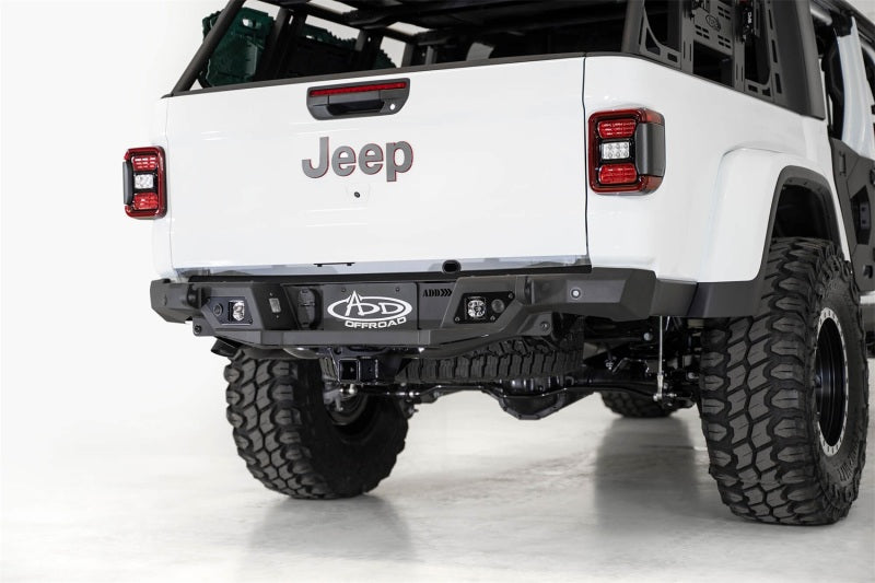 Addictive Desert Designs 2020 Jeep Gladiator JT Stealth Fighter Rear Bumper - Mo-Moto