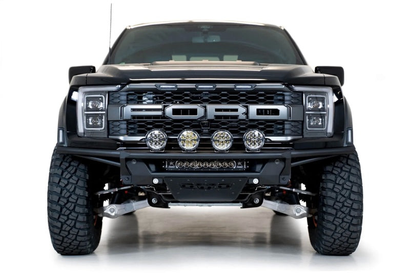 Addictive Desert Designs 21-22 Ford Raptor PRO Bolt-On Add-On Light Hoop (Req F218102070103) - Mo-Moto
