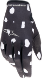Radar Gloves Black/White Md