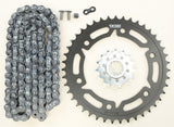 Sprocket/Chain Kit Stl/Stl 15/43t Sil Rx3 520-114l Blk