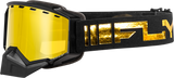 Zone Snow Goggle Black/Gold W/ Gold Mirror/Yellow Lens