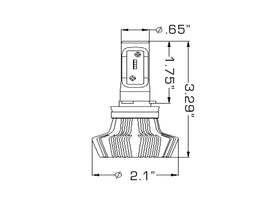 Oracle H16 4000 Lumen LED Headlight Bulbs (Pair) - 6000K SEE WARRANTY