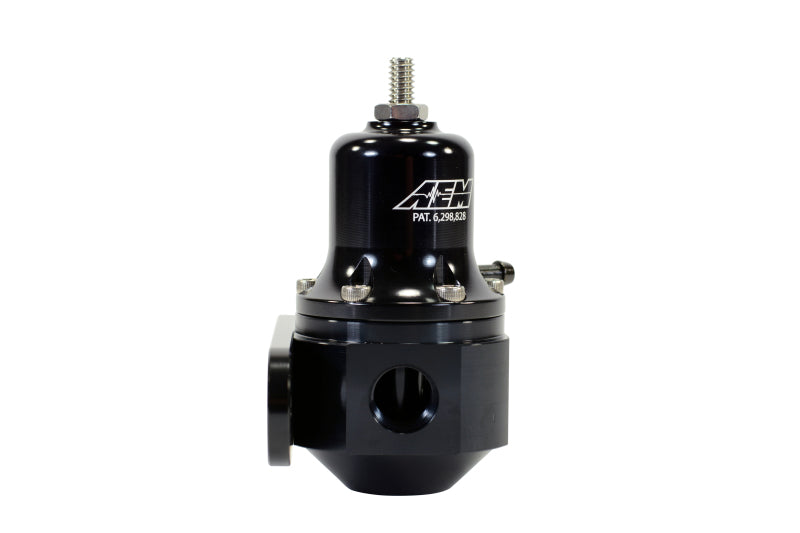 AEM High Capacity Universal Black Adjustable Fuel Pressure Regulator - Mo-Moto