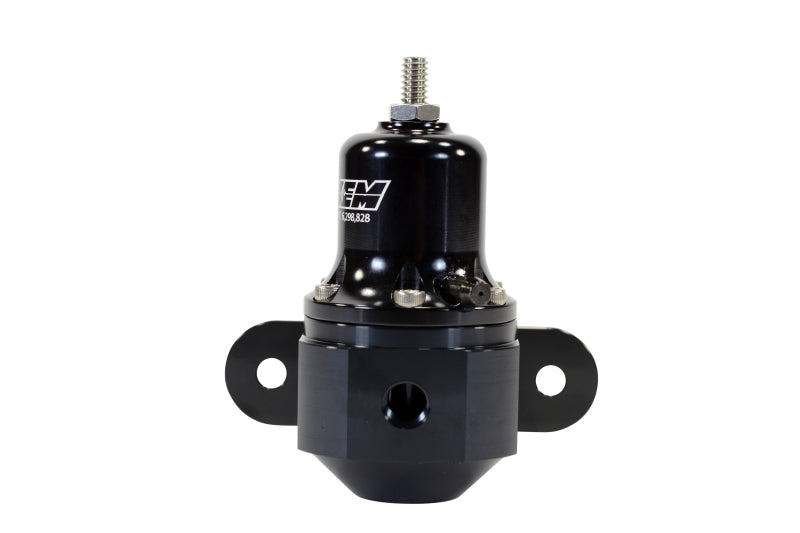 AEM High Capacity Universal Black Adjustable Fuel Pressure Regulator - Mo-Moto