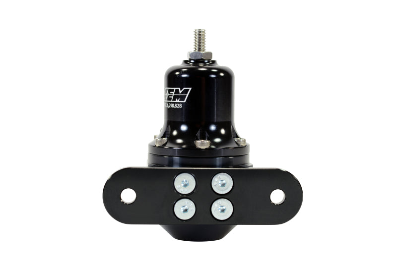AEM High Capacity Universal Black Adjustable Fuel Pressure Regulator - Mo-Moto