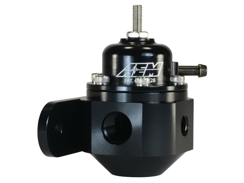 AEM Universal Black Adjustable Fuel Pressure Regulator - Mo-Moto