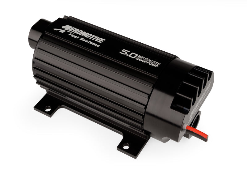 Aeromotive 5.0 Brushless Spur Gear External Fuel Pump - In-Line - 5gpm - Mo-Moto