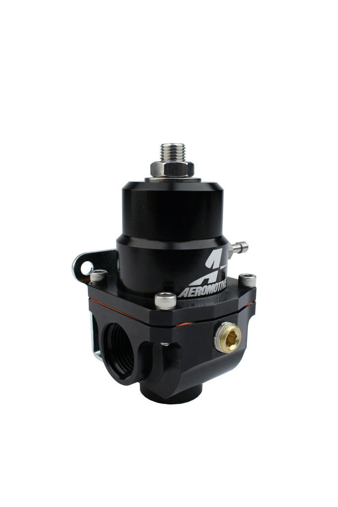 Aeromotive Adjustable Regulator - 3-15PSI - .313 Valve - (2) -08 Inlets/ -08 Return - Mo-Moto