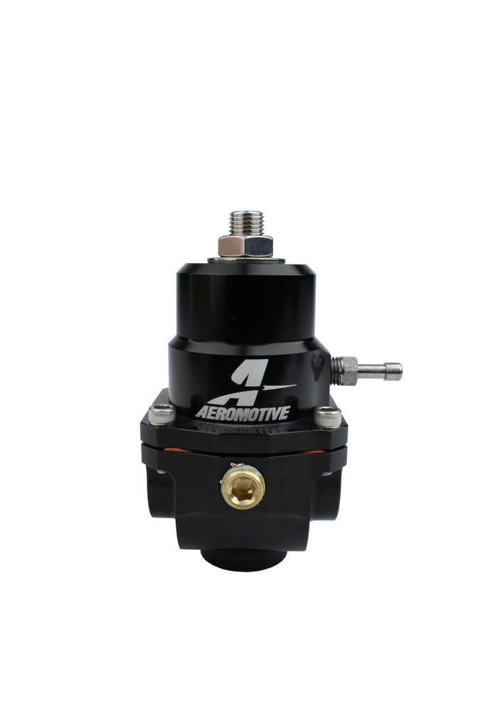 Aeromotive Adjustable Regulator - 35-75PSI - .188 Valve - (2) -08 Inlets/-08 Return - Mo-Moto