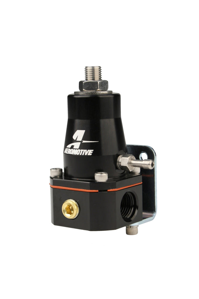 Aeromotive Adjustable Regulator Billet EFI Bypass - (2) -6 Inlets/(1) -6 Return - Black - Mo-Moto