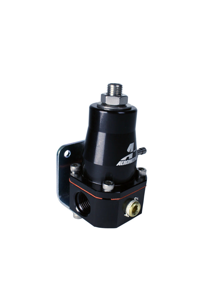 Aeromotive Adjustable Regulator Billet EFI Bypass - (2) -6 Inlets/(1) -6 Return - Black - Mo-Moto