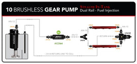Aeromotive Brushless Spur Gear Fuel Pump w/TVS Controller - Universal - In-Tank - 10gpm - Mo-Moto