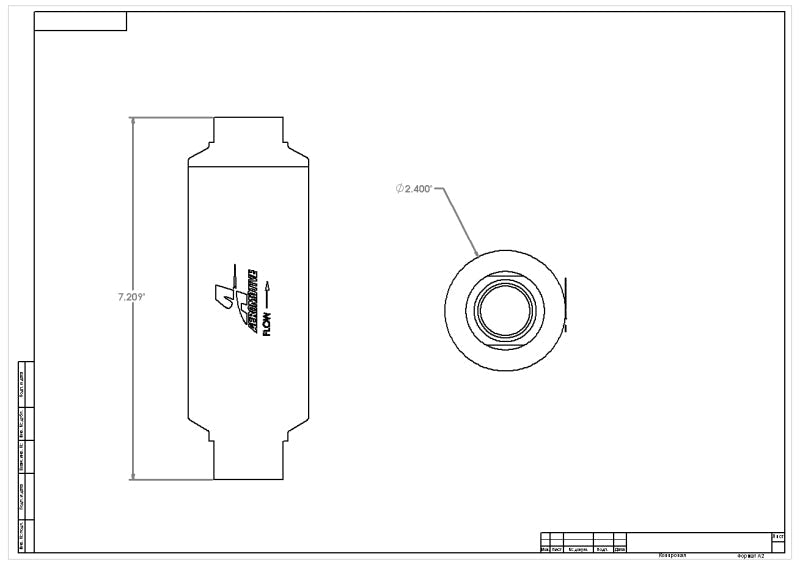 Aeromotive Filter Element - 10 Micron Microglass (Fits 12339/12341) - Mo-Moto
