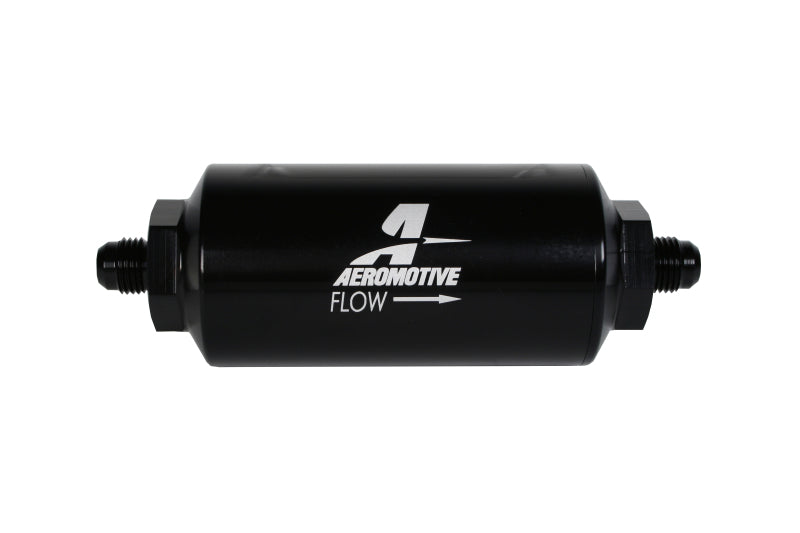Aeromotive In-Line Filter - (AN-06 Male) 100 Micron Stainless Steel Element - Mo-Moto