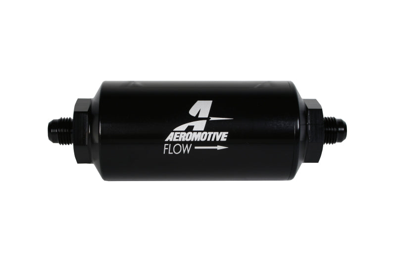 Aeromotive In-Line Filter - (AN-06 Male) 100 Micron Stainless Steel Element - Mo-Moto