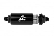 Load image into Gallery viewer, Aeromotive In-Line Filter - (AN -08 Male) 100 Micron Stainless Steel Element - Mo-Moto