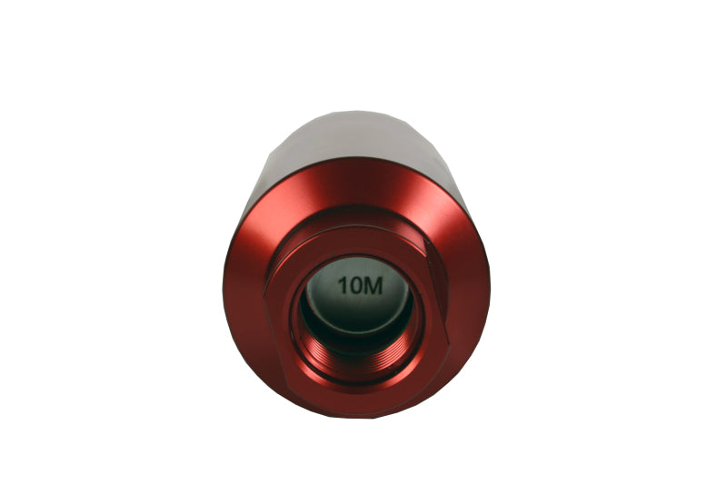 Aeromotive In-Line Filter - (AN-10) 10 Micron Microglass Element Red Anodize Finish - Mo-Moto