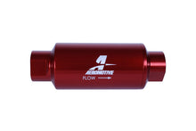Load image into Gallery viewer, Aeromotive In-Line Filter - (AN-10) 10 Micron Microglass Element Red Anodize Finish - Mo-Moto