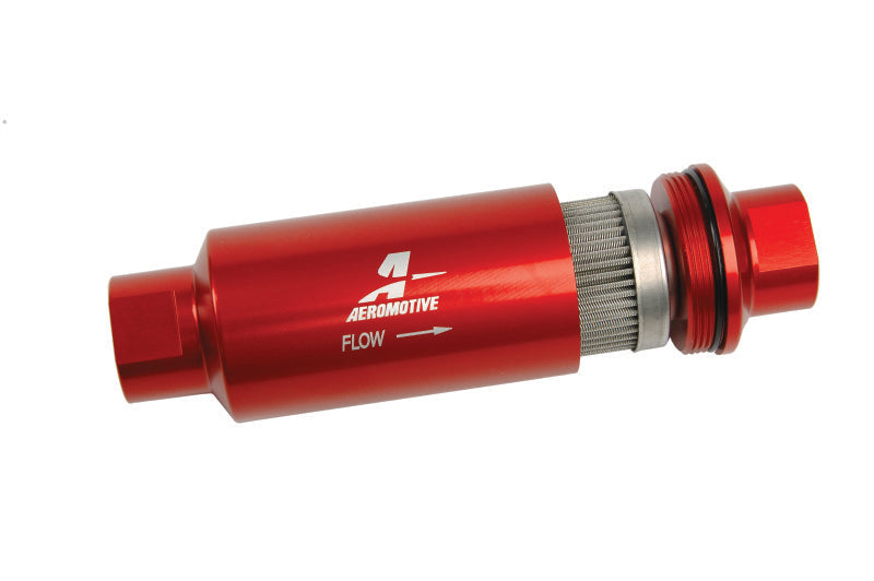 Aeromotive In-Line Filter - (AN-10) 100 Micron SS Element - Mo-Moto
