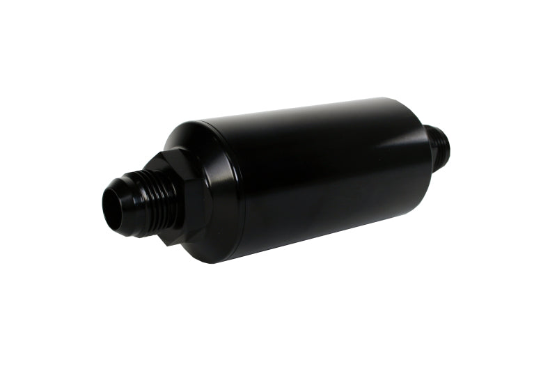 Aeromotive In-Line Filter - (AN-10) 100 Micron Stainless Steel Element Black Anodize Finish - Mo-Moto