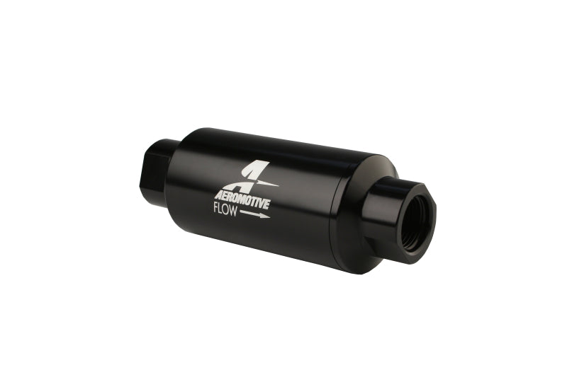 Aeromotive In-Line Filter - AN-10 - Black - 10 Micron - Mo-Moto